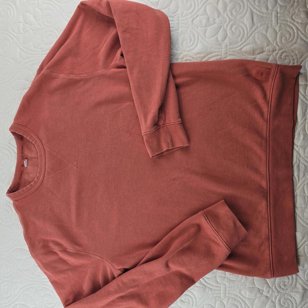 Free Assembly Men's Crewneck Sweatshirt in Terracotta size Medium